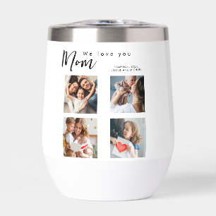 mothers day,mom,photo collage,we love you,typograp