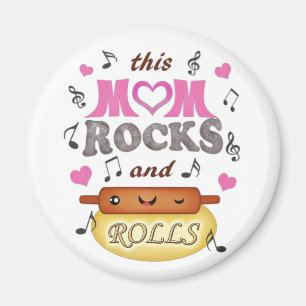 Mother's Day / Mom Rock & Bake Magnet