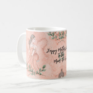 Mother's Day Mom-to-be Peach Coffee Mug