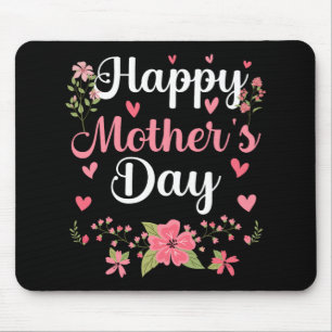 Mother's Day Mommy Cute Floral Women For Mom Grand Mouse Pad
