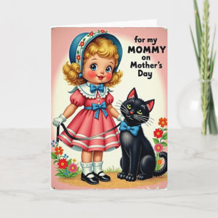Mothers Day Mommy Sweet Girl Card