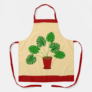 Mothers Day Monstera Plant Apron