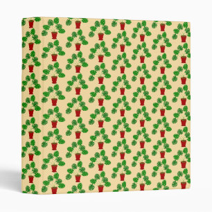Mothers Day Monstera Plant Patterned Binder