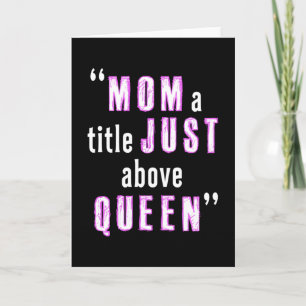 Mother's Day Mother Mummy Mothers Mom Funny Gift Card