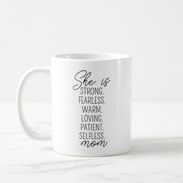 Mothers Day Mug Sublimation Design ・ Maman Affirma (Gauche)