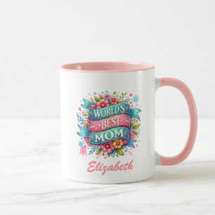 Mother's Day Nature Lovers Floral Personalized Mug