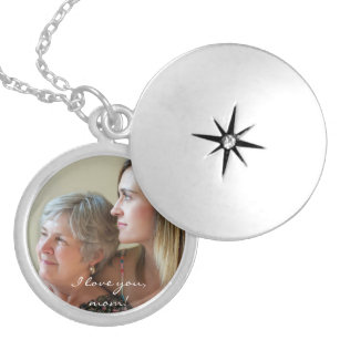 Mothers Day Necklace Custom Silver Plated Locket