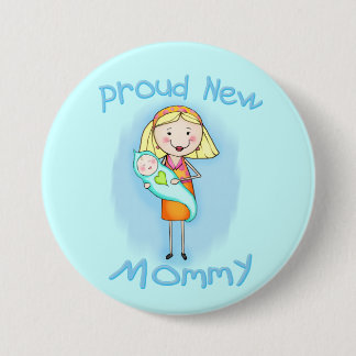 Mother's Day / New Mom 3 Inch Round Button