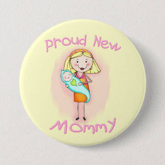 Mother's Day / New Mom 3 Inch Round Button