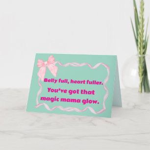 Mother's Day New Mom Customize Message Holiday Card