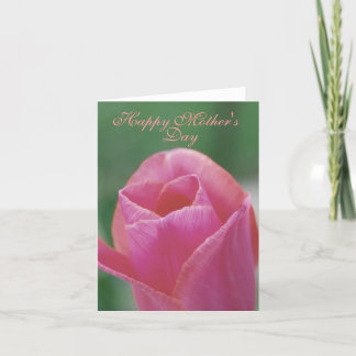 Mother's Day Note Card - Pink Tulip