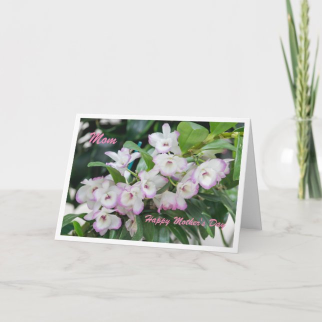 Mother's Day Orchids Card (Front)