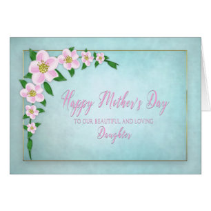 Mother's Day, OUR daughte Delicate Apple Blossoms