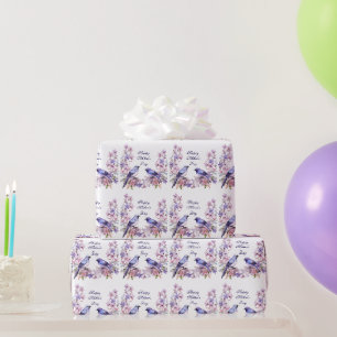 Mother's Day Pair of Bluebirds Wrapping Paper