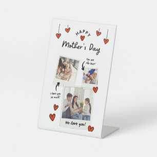 Mother's Day Pedestal Sign – Cute Gift for Mom.
