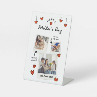  Mother's Day Pedestal Sign – Cute Gift for Mom.