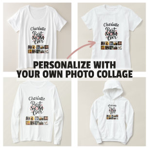 Mothers Day Photo Collage Best Mom Ever Keepsake T-Shirt