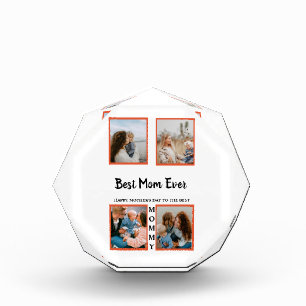 Mother's day photo display collage for mom block