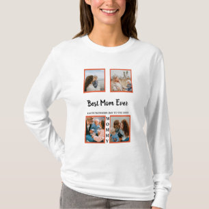 Mother's day photo display collage for mom T-Shirt
