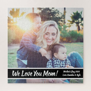 Mother's Day Photo Gift Custom Puzzle