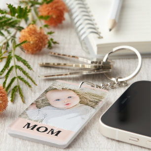 Mother's Day Photo I love you Mum Keychain