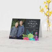 Mother's Day Photocard for Nana Card (Yellow Flower)