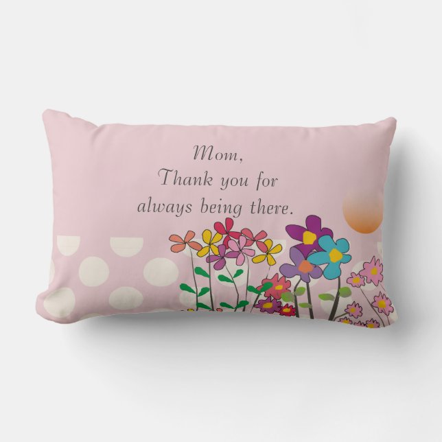Mother's Day Pillow Thank You mom (Front)