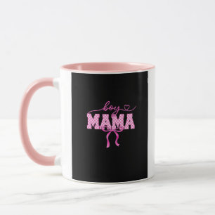 MOTHERS DAY , Pink Boy Mama Cute Coffee Mug
