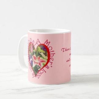 Mother's Day Pink Floral Love Unconditional Poem Coffee Mug