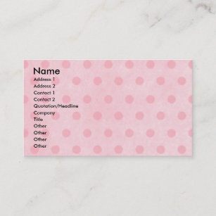 Mothers Day - Pink Tulips - Bulldog Business Card