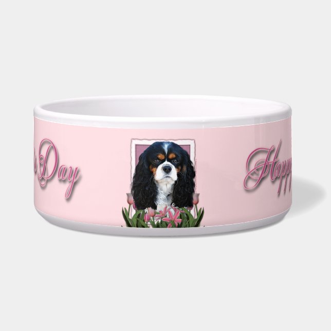 Mothers Day - Pink Tulips - Cavalier - Tri-Colour (Front)