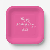 Mother's Day Pink White Custom Colour Cute 2023