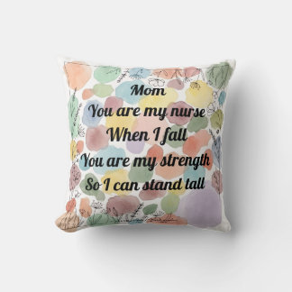 "Mother's Day Poem Throw Pillow