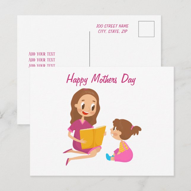 Mothers Day Postcard  (Front/Back)