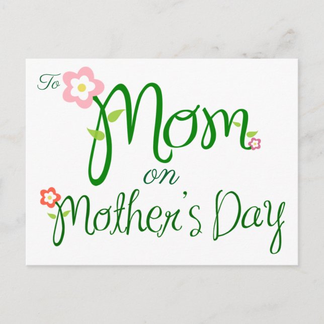 Mother's Day Postcard (Front)