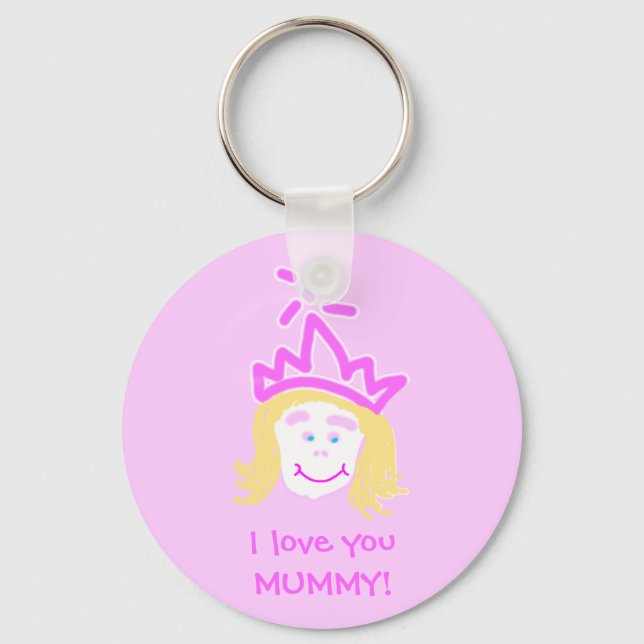 Mother's Day Princess keyring (Front)