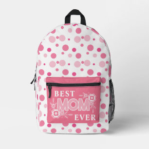 mother's day  printed backpack