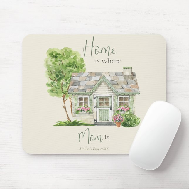 Mother's Day Quote Sweet Watercolor Mouse Pad (With Mouse)