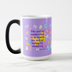 Mother's Day Quote With Watercolor Butterflies Magic Mug
