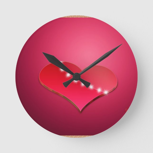 Mother's Day Round Clock (Front)