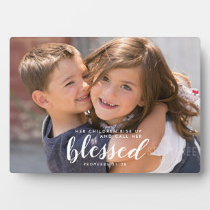 Mother's Day Scripture Proverbs 31 Photo Plaque