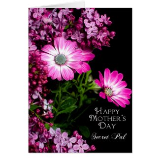 Mother's Day - Secret Pal - Fuchsia Flowers Card