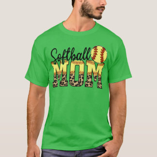 Mothers Day Softball Mom Quotes friends T-Shirt