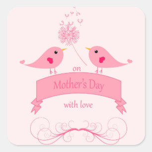 Mother's Day Square Sticker