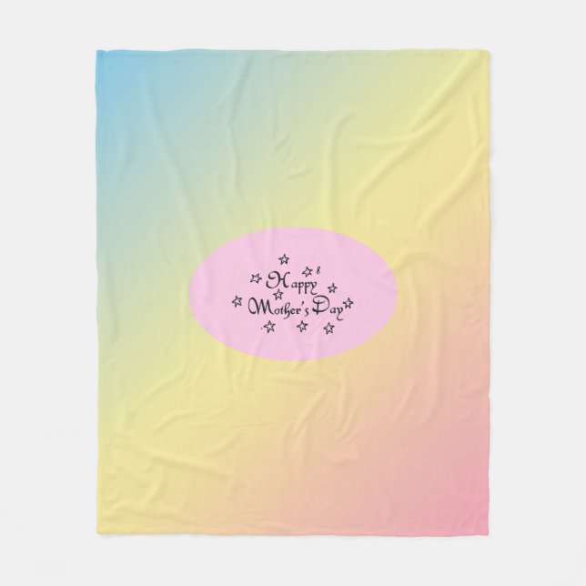 Mother's Day Star - Fleece Blanket (Front)
