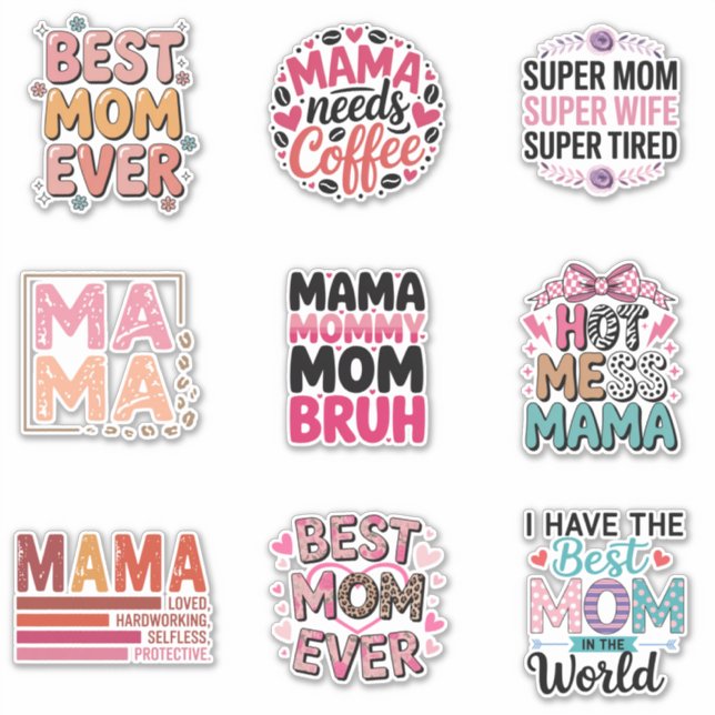 Mother's Day Stickers (Front)