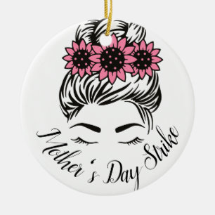 Mother's Day Strike Roe v Wade Womens Rights T-Shi Ceramic Ornament