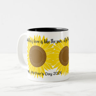 Mother's Day Sunflower Customized Coffee Mug