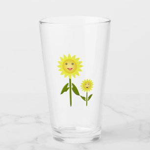 Mothers Day Sunflowers Glass