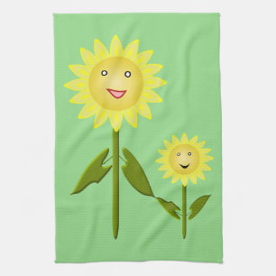 Mothers Day Sunflowers Kitchen Towel